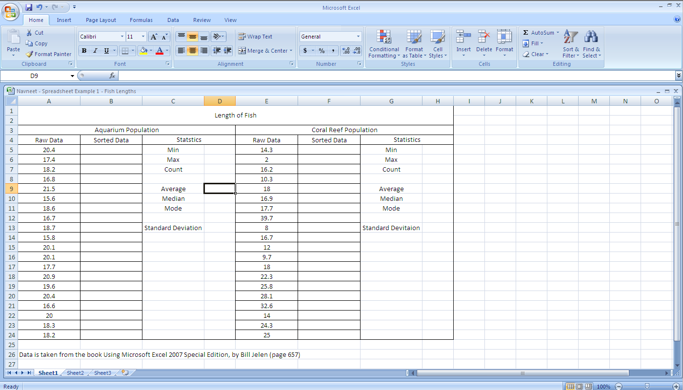 Navneet - Spreadsheet Example 1 - Fish Lengths.png